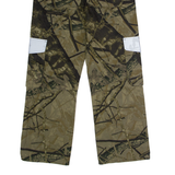 JADED LONDON Camouflage Cargo Mens Twill Trousers Beige Regular Straight W28 L29