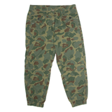 G-STAR Cuffed Camouflage Womens Trousers Green Loose Tapered W30 L22