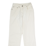BLUE WILLI'S Womens Trousers White Regular Straight 90s W26 L30