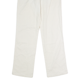BLUE WILLI'S Womens Trousers White Regular Straight 90s W26 L30