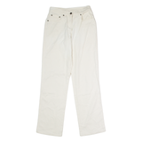 BLUE WILLI'S Womens Trousers White Regular Straight 90s W26 L30