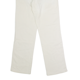 BLUE WILLI'S Womens Trousers White Regular Straight 90s W26 L30