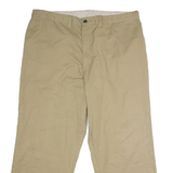 DICKIES Workwear Mens Twill Trousers Beige Regular Straight W40 L27