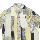 CREATION ATELIER GJ Mens Shirt Yellow Crazy Pattern M