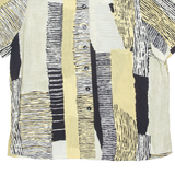 CREATION ATELIER GJ Mens Shirt Yellow Crazy Pattern M