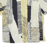 CREATION ATELIER GJ Mens Shirt Yellow Crazy Pattern M