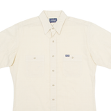 WRANGLER Mens Plain Shirt Beige M