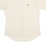 WRANGLER Mens Plain Shirt Beige M