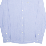 WRANGLER Regular Mens Plain Shirt Blue Long Sleeve S