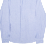 WRANGLER Regular Mens Plain Shirt Blue Long Sleeve S
