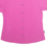 JACK WOLFSKIN Womens Shirt Purple Check L