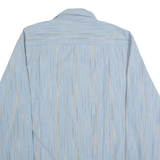 WRANGLER Mens Shirt Blue Striped Long Sleeve M