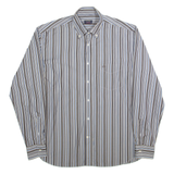 PAUL & SHARK Mens Shirt Blue Striped Long Sleeve XL