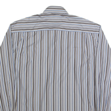 PAUL & SHARK Mens Shirt Blue Striped Long Sleeve XL