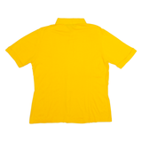 LUC D'ALBENE Mens Plain Shirt Yellow 90s L