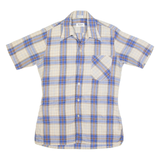 MULTIFORM Mens Shirt Beige 90s Check S