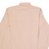 TIMBERLAND TURBO-DRY Mens Shirt Orange Check Long Sleeve M