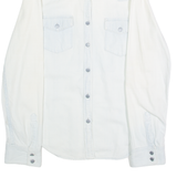 GAP Womens Plain Shirt Blue Long Sleeve XS