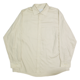 VAN HEUSEN Mens Plain Shirt Beige Long Sleeve XL