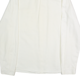 COS Mens Plain Shirt White Long Sleeve XL