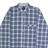 HUGO BOSS Slim Fit Mens Shirt Blue Plaid Long Sleeve L