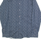 TED BAKER Mens Shirt Blue Crazy Pattern Long Sleeve S