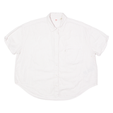 LEVI'S Womens Plain Shirt Pink Pinstripe Long Sleeve M