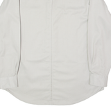 BEN SHERMAN Mens Plain Shirt Grey 90s Long Sleeve L
