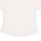COLUMBIA Womens Shirt White Striped M