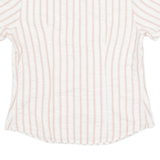 COLUMBIA Womens Shirt White Striped M