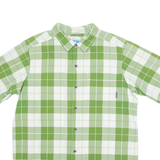 COLUMBIA Mens Shirt Green Check XL