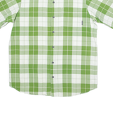 COLUMBIA Mens Shirt Green Check XL
