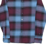 LEVI'S Mens Shirt Blue Check Long Sleeve S