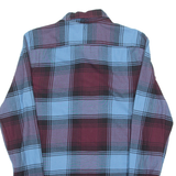 LEVI'S Mens Shirt Blue Check Long Sleeve S