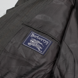 BURBERRY Mens Blazer Jacket Brown Pinstripe M