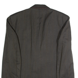 BURBERRY Mens Blazer Jacket Brown Pinstripe M
