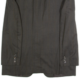 BURBERRY Mens Blazer Jacket Brown Pinstripe M