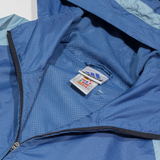 ADIDAS Womens Pullover Jacket Blue Hooded S