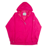 REGATTA Womens Rain Jacket Pink Hooded XL