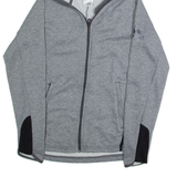 ADIDAS Mens Jacket Grey Hooded S