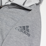 ADIDAS Mens Jacket Grey Hooded S