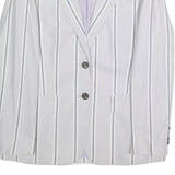 RALPH LAUREN Womens Blazer Jacket Purple Striped XS