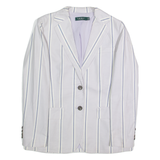 RALPH LAUREN Womens Blazer Jacket Purple Striped XS
