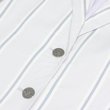 RALPH LAUREN Womens Blazer Jacket Purple Striped XS