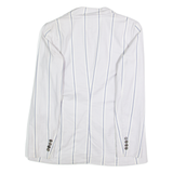 RALPH LAUREN Womens Blazer Jacket Purple Striped XS