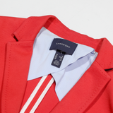 LANDS END Womens Blazer Jacket Red M