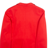 LANDS END Womens Blazer Jacket Red M