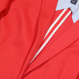 LANDS END Womens Blazer Jacket Red M