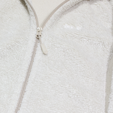 JACK WOLFSKIN Womens Fleece Jacket Cream Hooded M