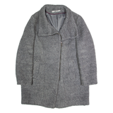 DKNY Womens Overcoat Jacket Grey M